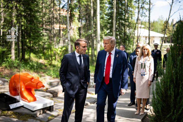Macron and Trump