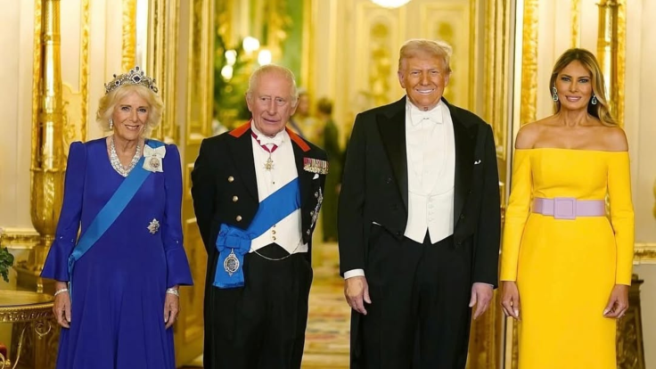 President Donald Trump in UK