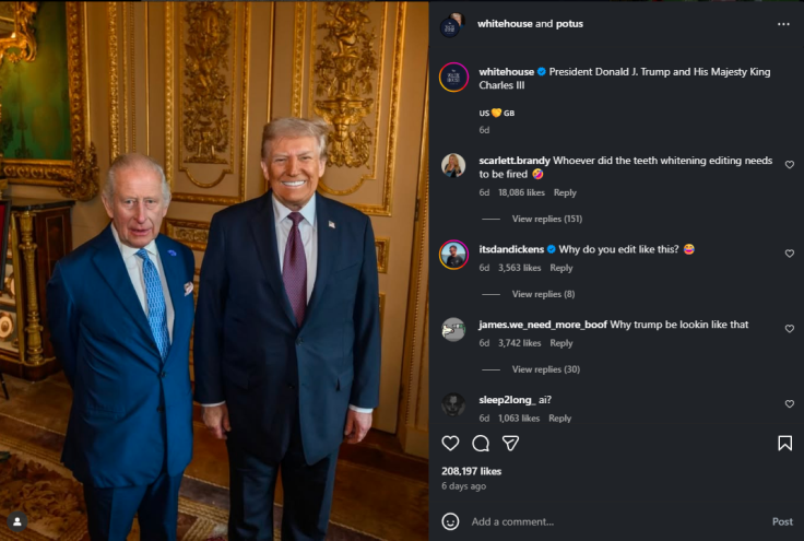 President Donald Trump in UK