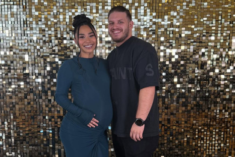 AGT 20 winner Jessica Sanchez with her husband, Rickie Gallardo.