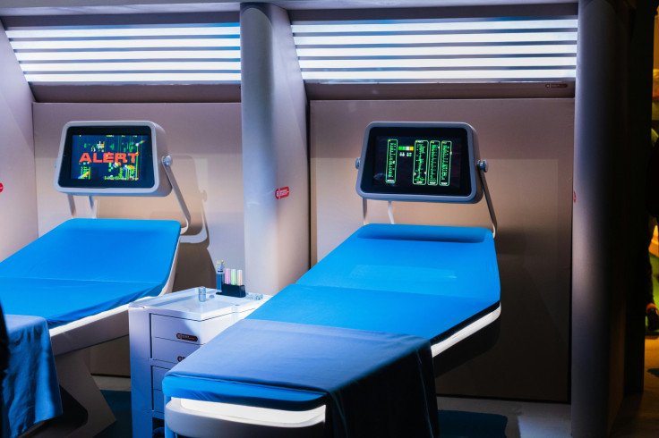 Futuristic hospital bed