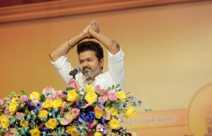 Indian film star-turned-politician Vijay