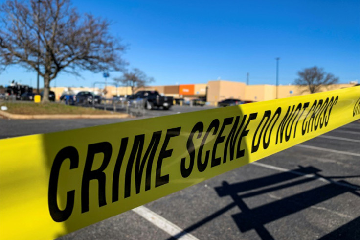 File photo of crime scene tape - a student opened fire at a school in the northern US state of Wisconsin, killing at least two