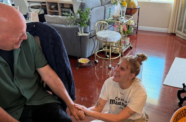 Bruce Willis with daughter Tallulah
