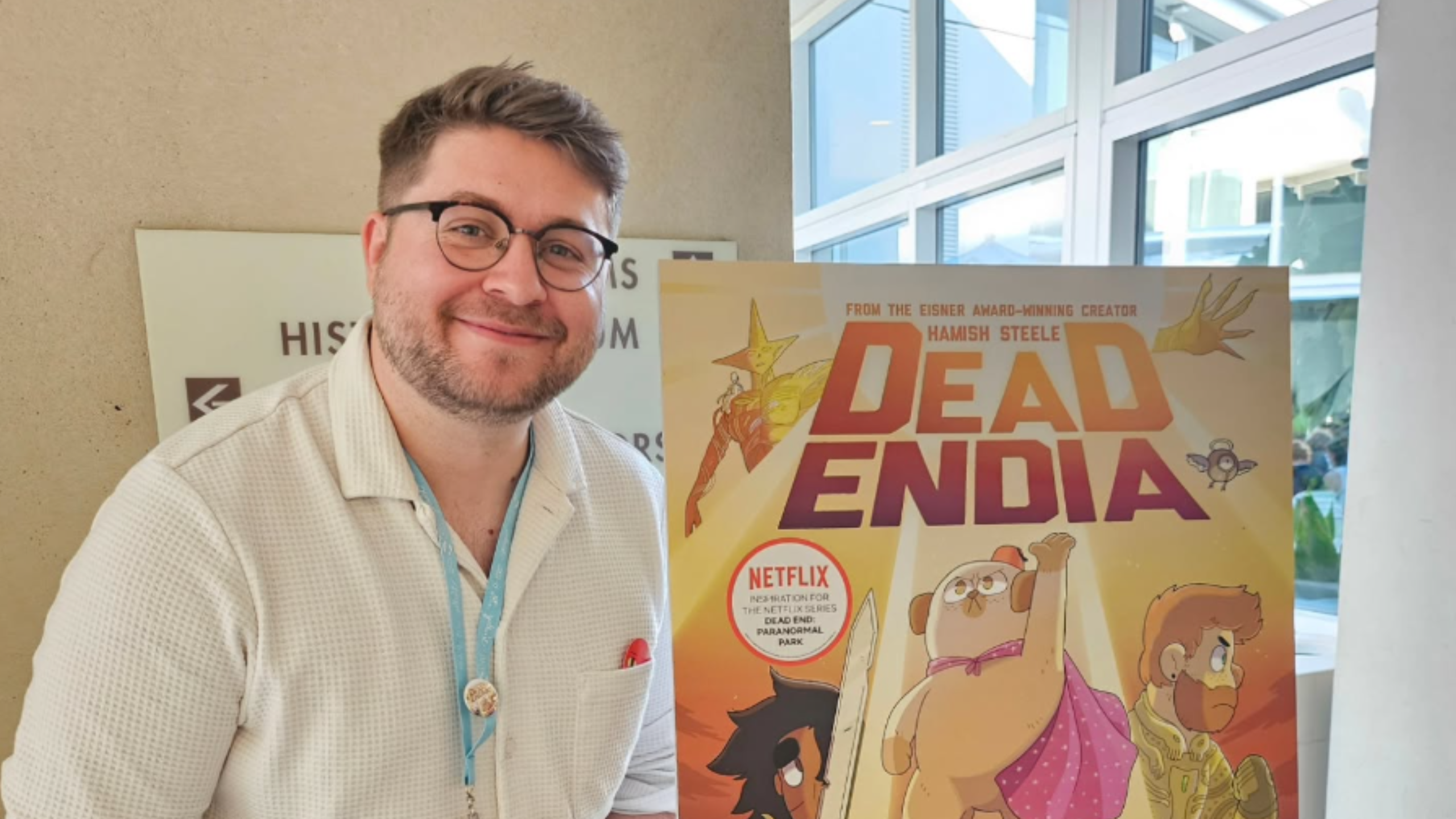 Dead End Paranormal Park creator Hamish Steele