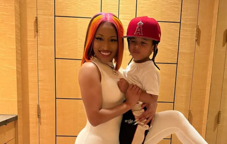 Nicki Minaj with son
