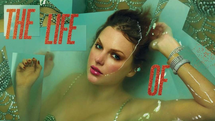 Taylor Swift in The Life of a Showgirl album poster