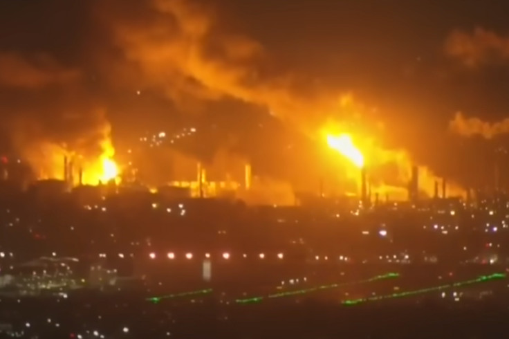 chevron oil refinery fire