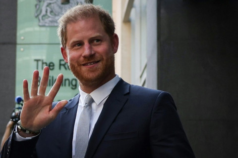 Prince Harry, seen here in London in June 2023, spoke of his father's illness for the first time