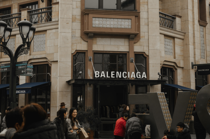 Balenciaga store front in China