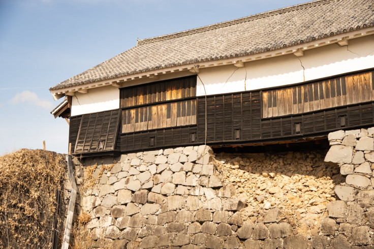 Kumamoto Castle Wall in Japan