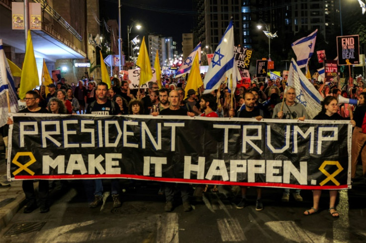 Protesters in Jerusalem