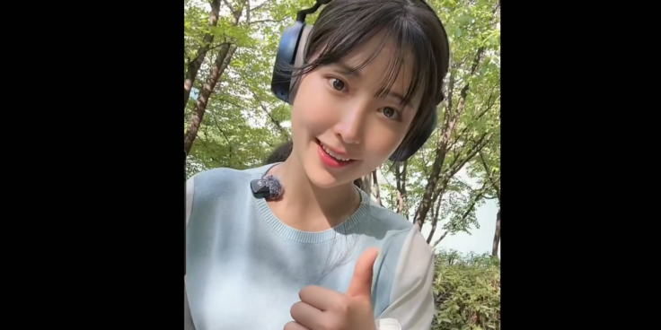 South Korean influencer Yoon Ji-ah.