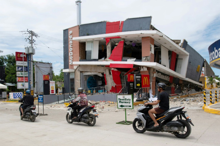 After effects of the earthquake in Cebu, Philippines