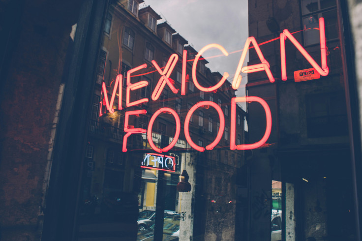 Red mexican food logo