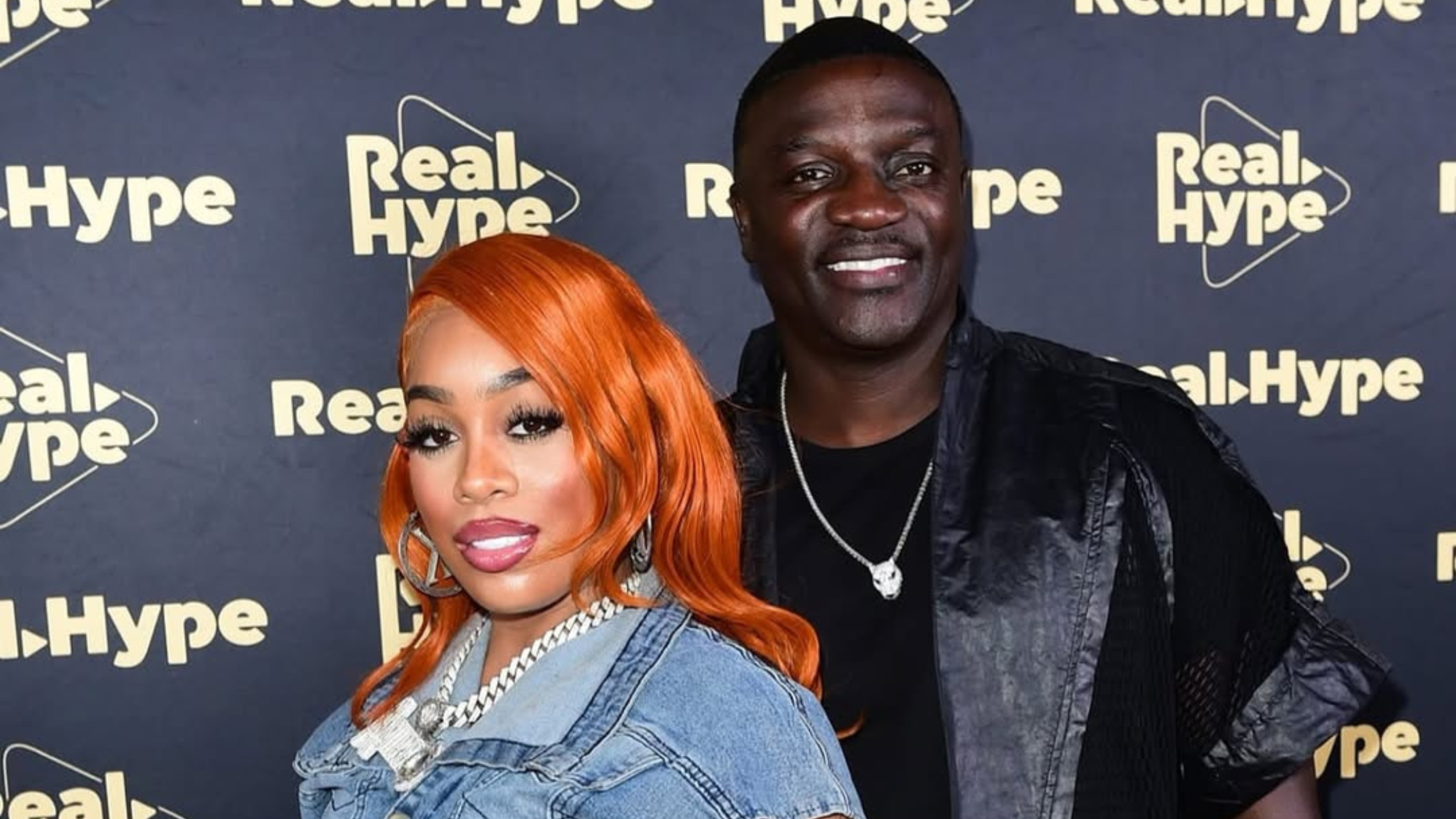 Akon and Tomeka Thiam together