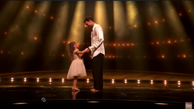 Olivia Efron with Dylan Efron on DWTS