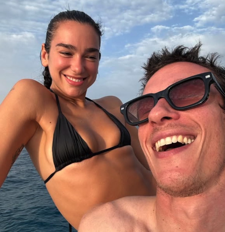 Callum Turner and Dua Lipa