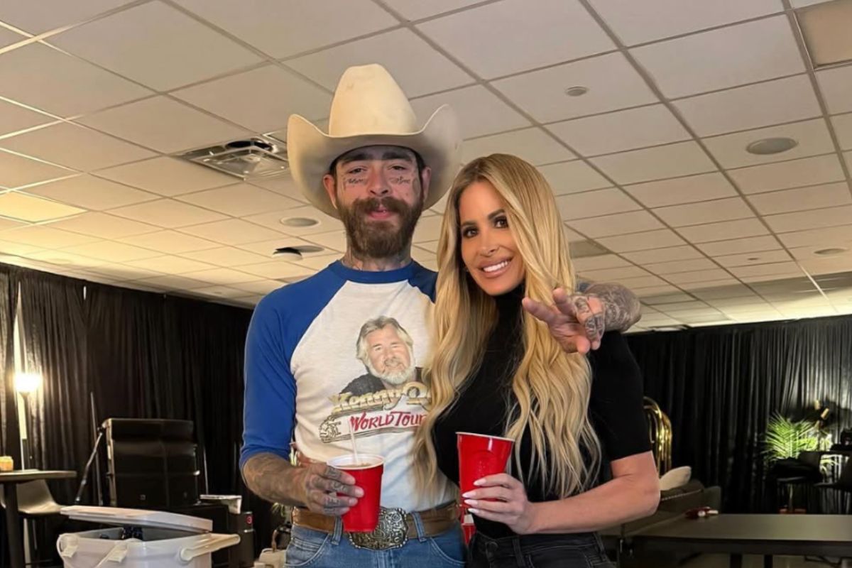 Kim Zolciak with Post Malone