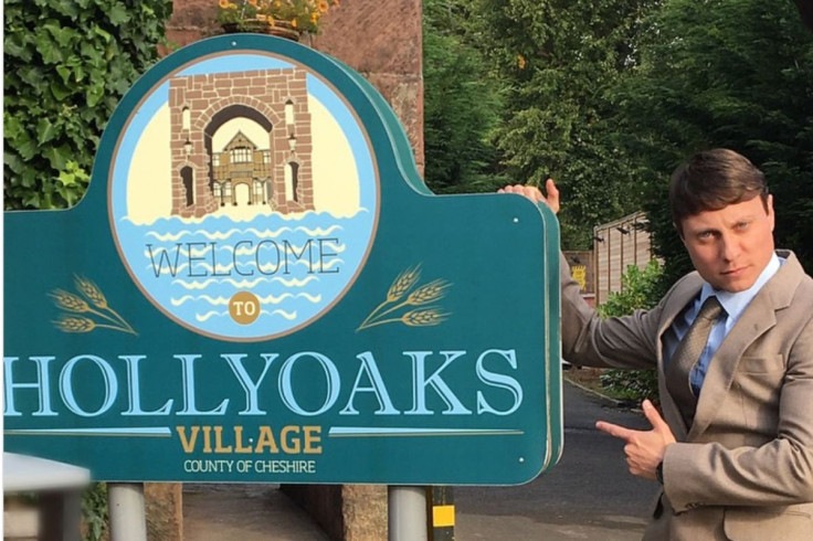 Nathan Morris with Hollyoaks