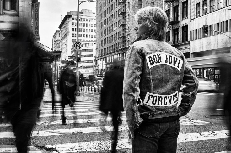 Jon Bon Jovi in 'Forever' Tour jacket
