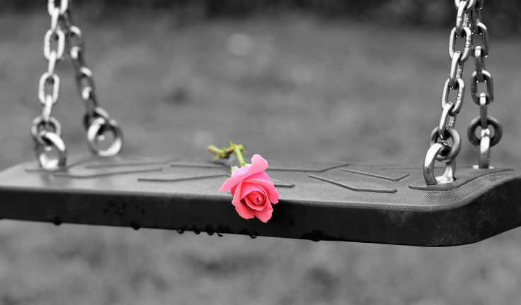 A rose for child abuse victims