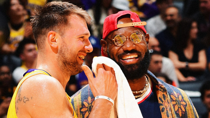 Luka Doncic and Lebron James