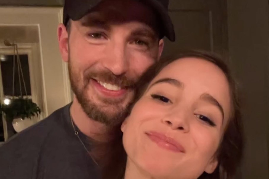 Chris Evans and Alba Baptista Chris Evans and Alba Baptista