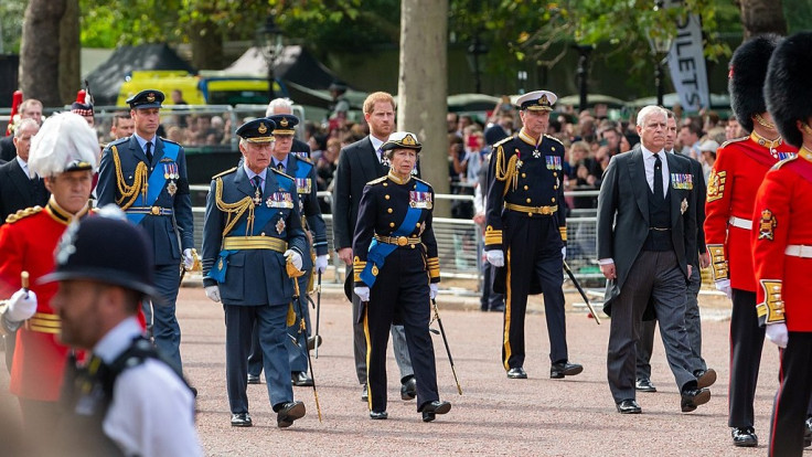 King Charles and Prince Andrew