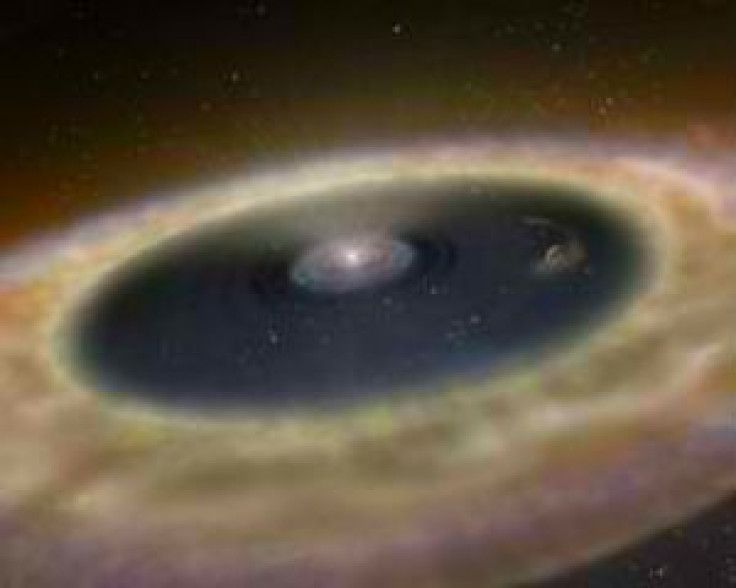 Astronomer finds planet in the process of forming