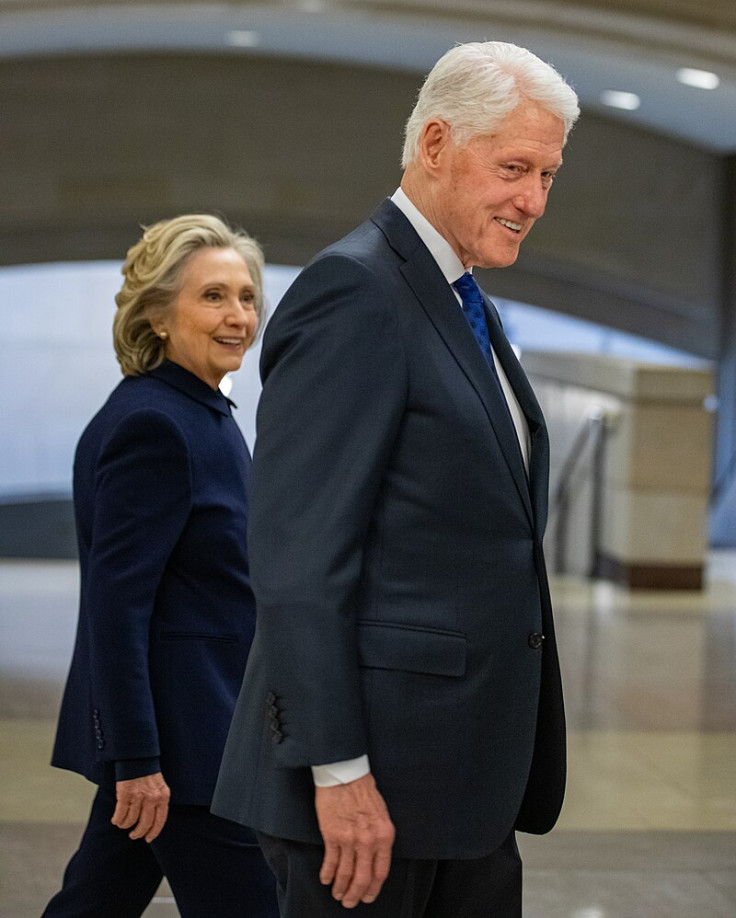 Former President Bill Clinton and former Secretary of State Hillary