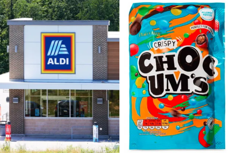 Aldi has recalled its Dairyfine Crispy Choc Um’s chocolate snack