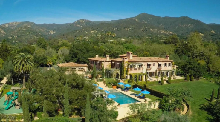 The outside of Meghan Markle and Prince Harry’s Montecito mansion