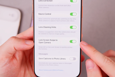 Lock Screen–Camera Update
