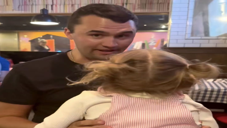 Charlie Kirk and daughter