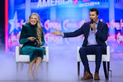 Erika and Charlie Kirk