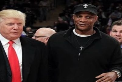 Donald Trump and Darryl Strawberry