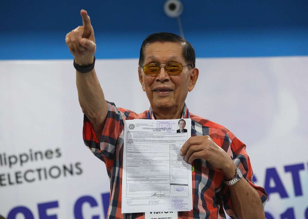 Juan Ponce Enrile Is Dead' Reports Spread Online: Daughter Clarifies  Ex-Senator Is Alive | IBTimes UK