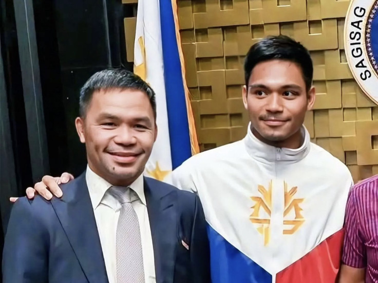 Manny Pacquiao and Eman Bacosa