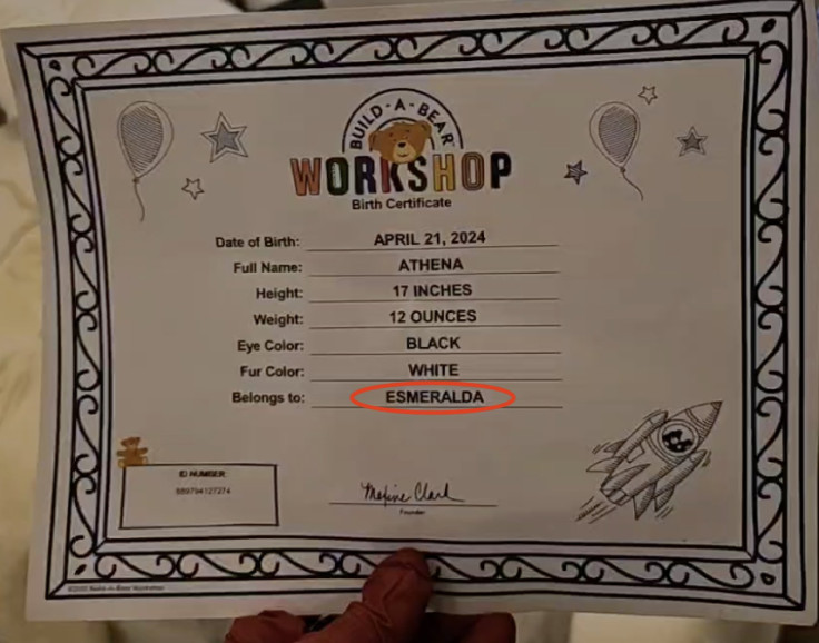 build a bear cert clue CELESTE