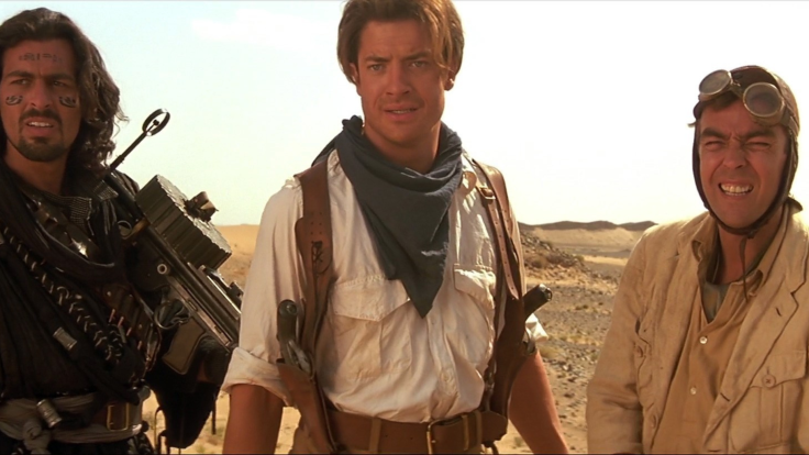 Brendan Fraser, John Hannah, and Oded Fehr