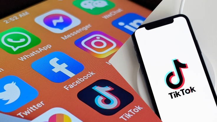 Whatsapp Instagram TikTok Facebook