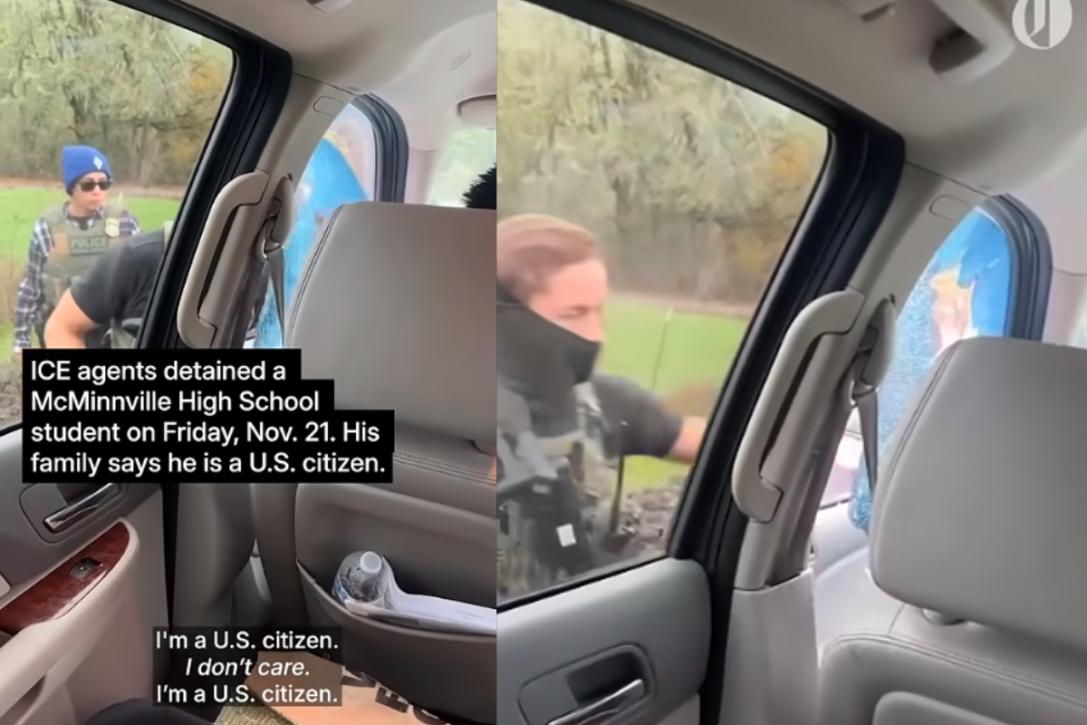'I Don't Care': ICE Agents Slammed After Smashing Car Window to Detain ...