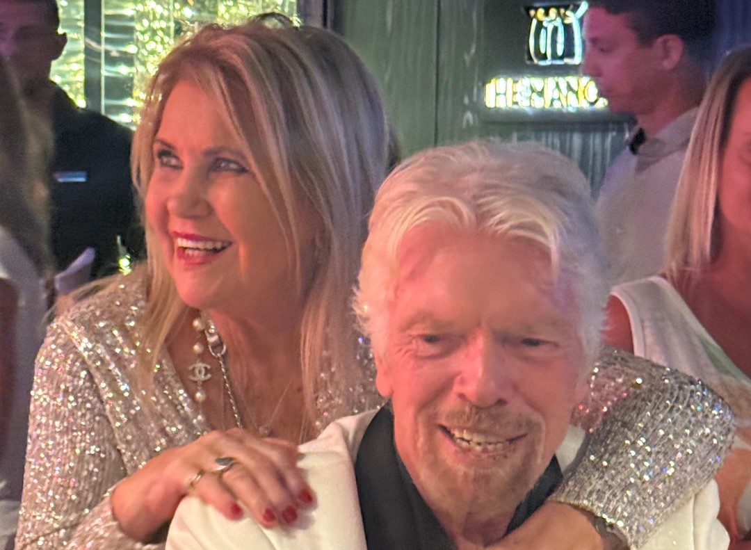 Lady Joan Templeton And Sir Richard Branson