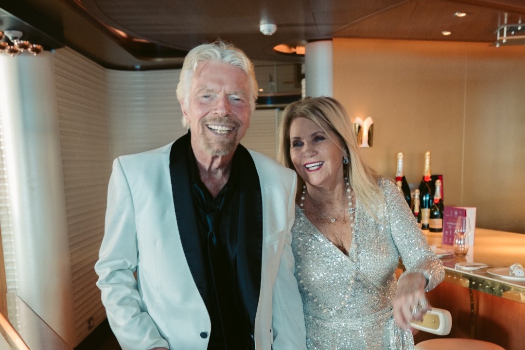 Lady Joan Templeton And Sir Richard Branson