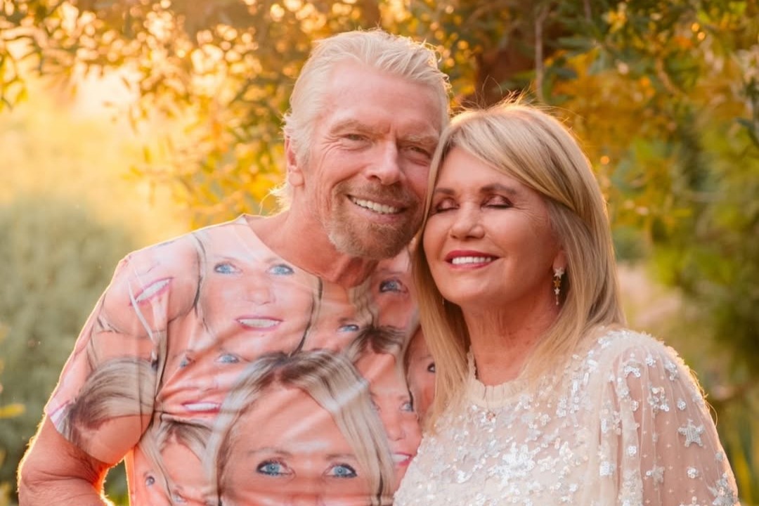 Lady Joan Templeton And Sir Richard Branson