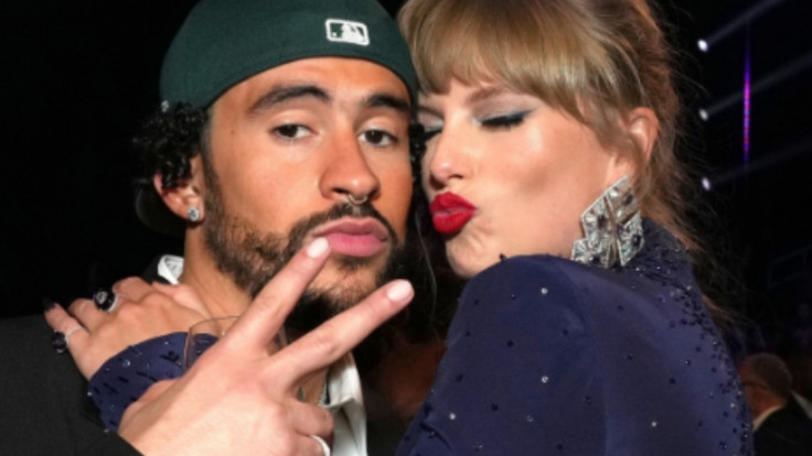 Taylor Swift and Bad Bunny at the #Grammys ✨
