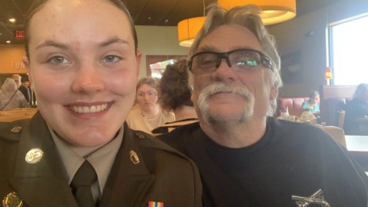 Sarah Beckstrom Graduation with father, Gary Beckstrom