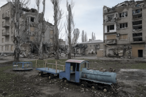 Pokrovsk in January 2025