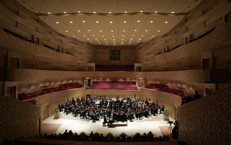 General view of the Mariinsky Theatre new concert hall in St. Petersburg